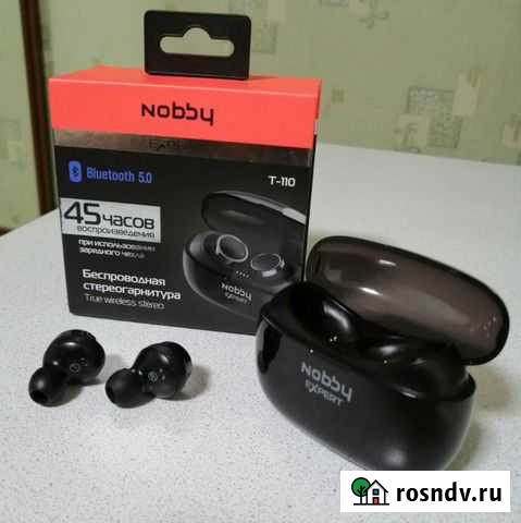 Беспроводные наушники Nooby Expert T-110 Курган - изображение 1