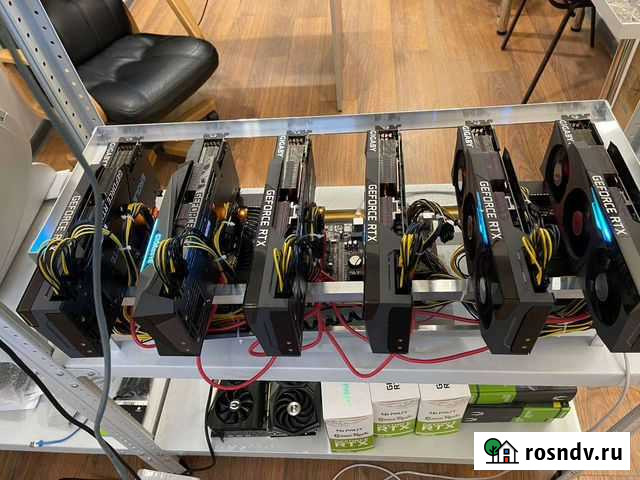 Майнинг ферма под ключ 3060/ 3070/ 3080/ 3090 Москва - изображение 1
