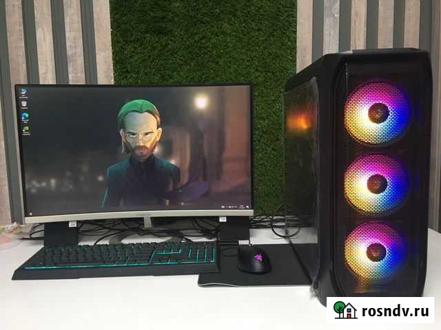 Игровой I3-10105f/16gb DDR4/ssd+hdd/GTX1050ti-4gb Воронеж - изображение 1