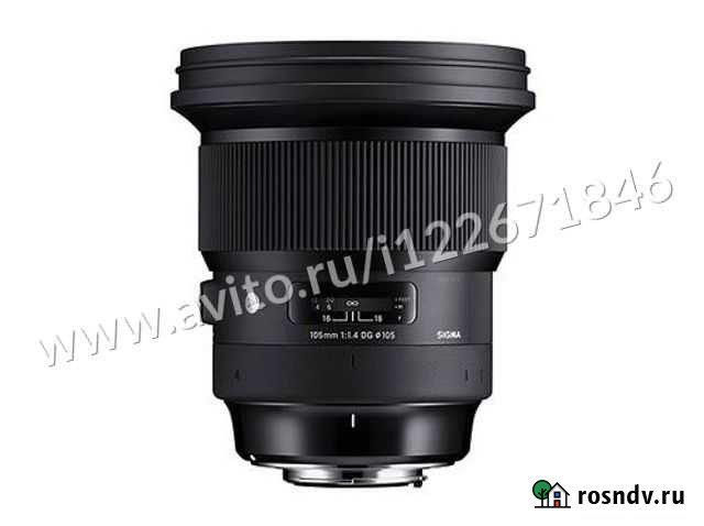 Объектив Sigma 105mm F1.4 DG HSM Art Canon Москва - изображение 1