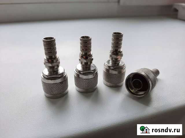 Переходники N (male) - SMA (female), F штекеры Кимры - изображение 1