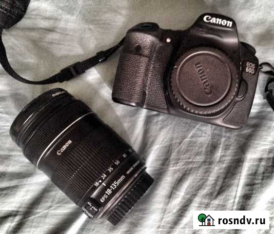 Canon EOS 60D + Объектив Canon 18x135 + 2 фильтра Москва - изображение 1