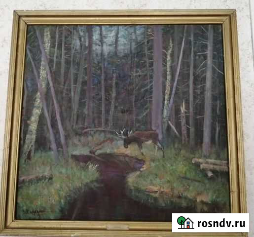 Картина холст Глухомань В. И. Рассыпнов Кострома - изображение 1