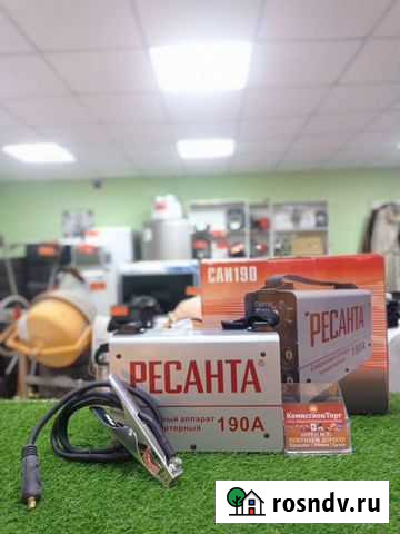 Сварочный аппарат инверторный Ресанта саи190 Горно-Алтайск - изображение 1
