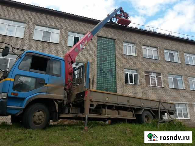 Услуги автовышки кран-борта Чайковский - изображение 1