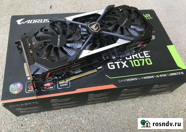Видеокарта gigabyte gtx 1070 Краснодар - изображение 1