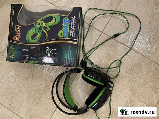 Наушники новые игровые Rush Москва - изображение 1