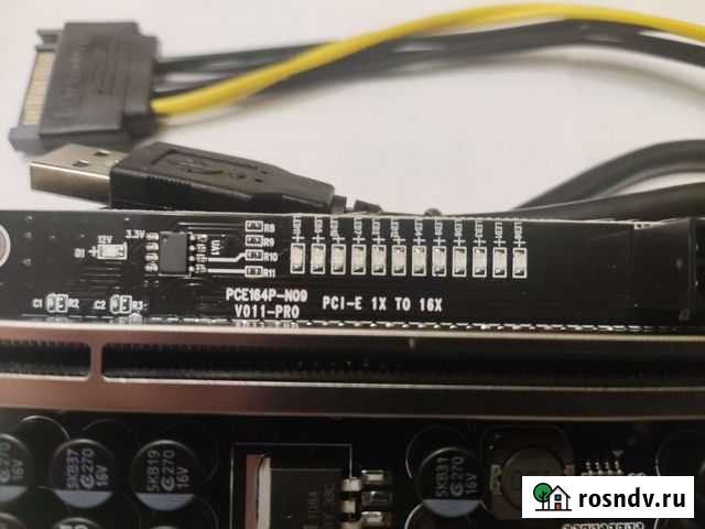 Райзер pci-e ver 11 PRO Рязань - изображение 1