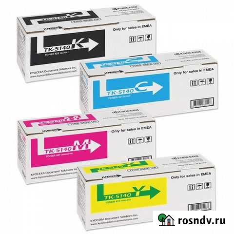 Картридж Kyocera TK-5140K,Y,M,C Екатеринбург - изображение 1