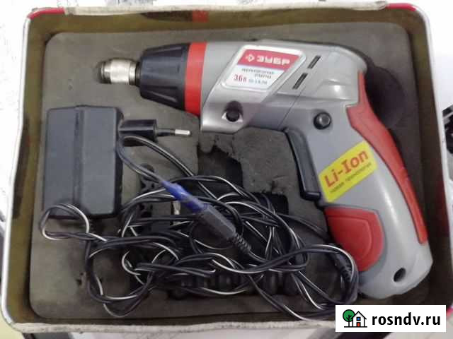 Аккумуляторная отвертка зубр 30-3,6-LI Улан-Удэ - изображение 1