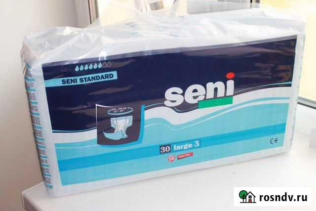 Памперсы Seni, meed размер 3. пеленки Калуга - изображение 1