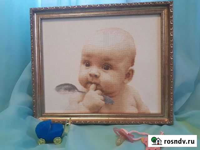 Картина вышитая крестом Тюмень - изображение 1