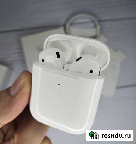 Наушники AirPods 2. Гарантия+Доставка+Чехол Чита - изображение 1