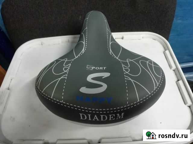 Седло GW 20017 270x215 мм, с пружинами, серое Ишим - изображение 1