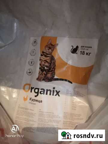 Корм Organix курица для взрослых кошек холистик Северск - изображение 1