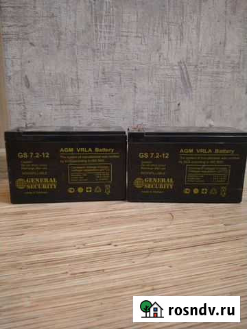 Аккумуляторная батарея GS 7.2-12 (General Security Красноярск - изображение 1