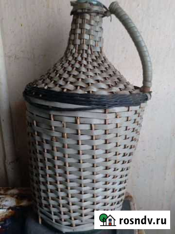 Бутыль из ротанга Оренбург - изображение 1