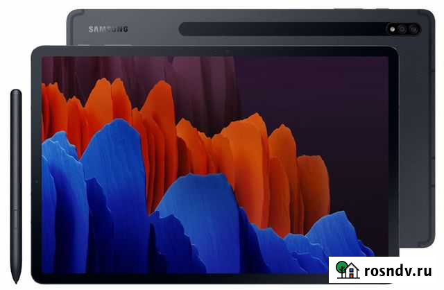 Планшет Samsung Galaxy Tab S7+ черный WiFi Чебоксары - изображение 1