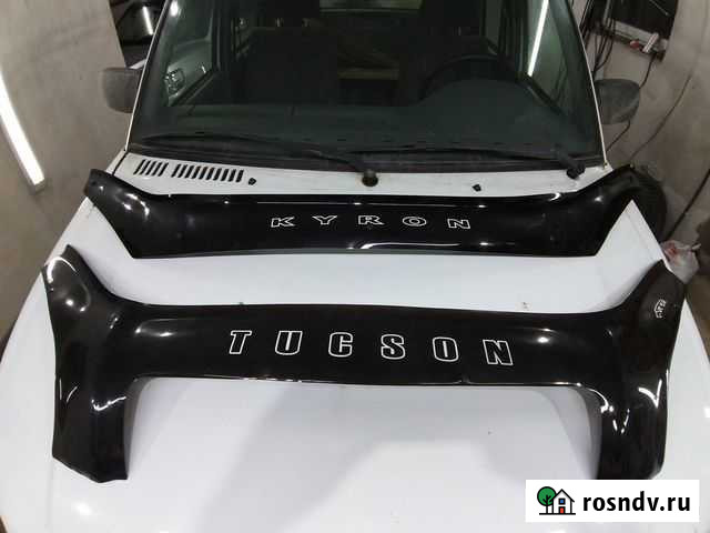 Дефлектор капота Hyundai Tucson. Ssangyong Kyron Оренбург - изображение 1