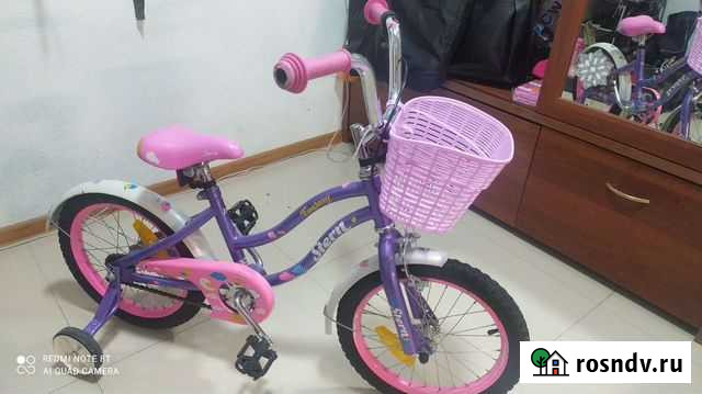 Велосипед для девочки 16 Новороссийск - изображение 1