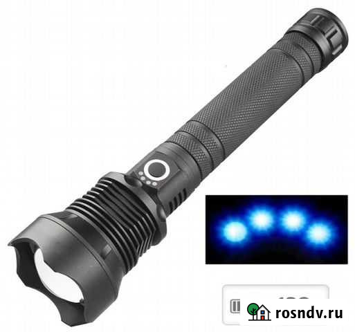 Фонарь ручной USB 6002-P90 сверхмощный Краснодар - изображение 1