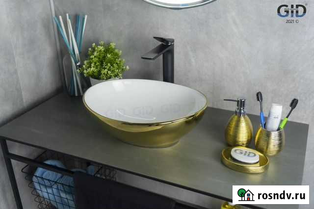 Раковина на тумбу накладная Gid (italy) nc999 Махачкала - изображение 1