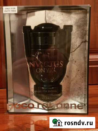 Invictus Onyx Collector Edition100 мл из Duty Free Новочеркасск - изображение 1