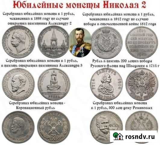 Юбилейные монеты эпохи Николая 2 Сызрань - изображение 1