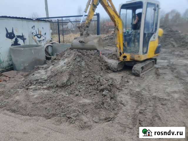 Мини экскаватор миниэкскаватор аренда услуги Калининград - изображение 1