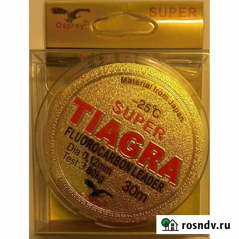 Леска Тiagra флуорокарбон (покрытие) 30м Челябинск - изображение 1