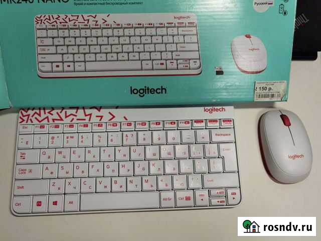 Беспроводная клавиатура и мышь logitech Казань - изображение 1