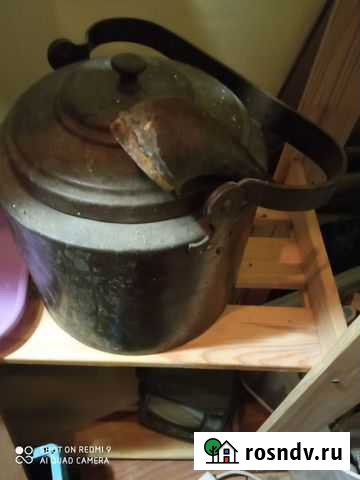 Чайник медный Кольчугино. Царская Россия клеймо Санкт-Петербург - изображение 1