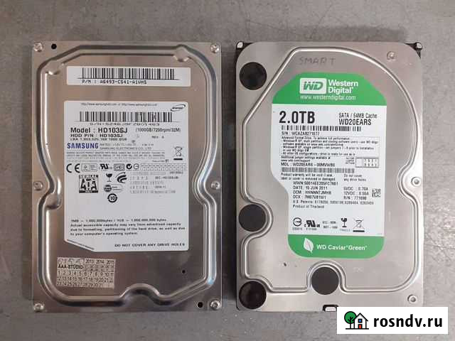 Жёсткие диски полу рабочие 1тб 2тб hp scsi Челябинск - изображение 1