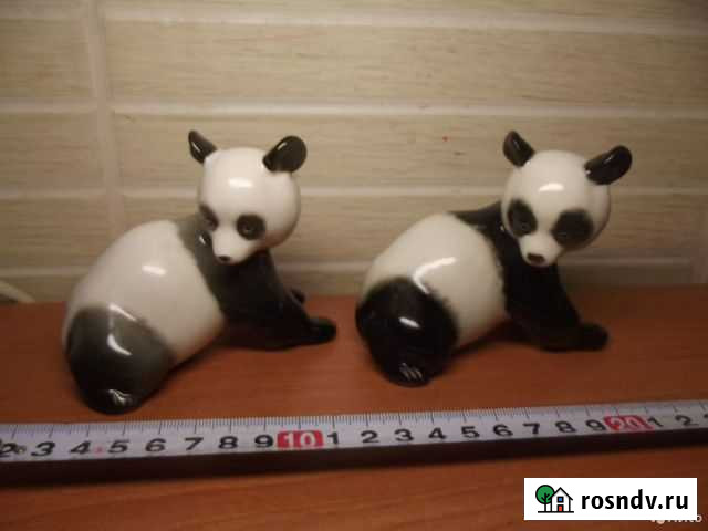 Фарфоровая фигурка Панда лфз СССР Борисоглебск - изображение 1