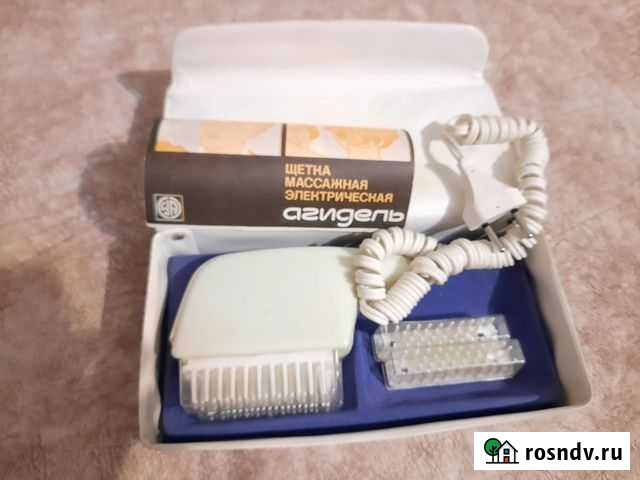 Электрическая массажная щетка  Агидель . Футляр Астрахань - изображение 1