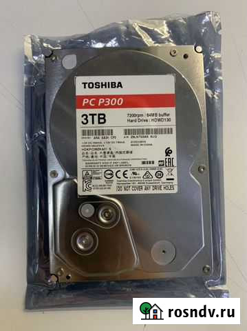 Жесткий диск Toshiba P300 3 Тб Елабуга - изображение 1