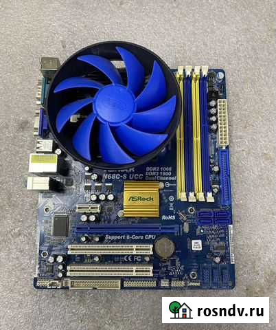 Материнская плата с 4 ядерным процом Южноуральск - изображение 1