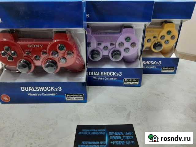PS3 Геймпад Dualshock 3 Джойстик Красноярск - изображение 1