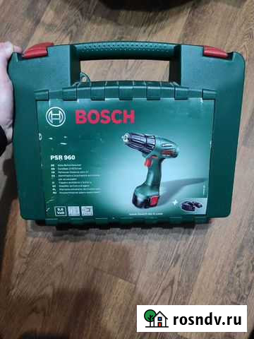 Аккумуляторная дрель шуруповерт Bosch PSR 960 Санкт-Петербург - изображение 1