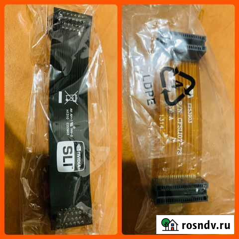 SLI Шлейф (мостик, адаптер) новый Хабаровск - изображение 1