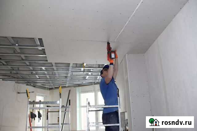 Монтаж Гибсокартона : потолки, стены,перегородки Белгород - изображение 1