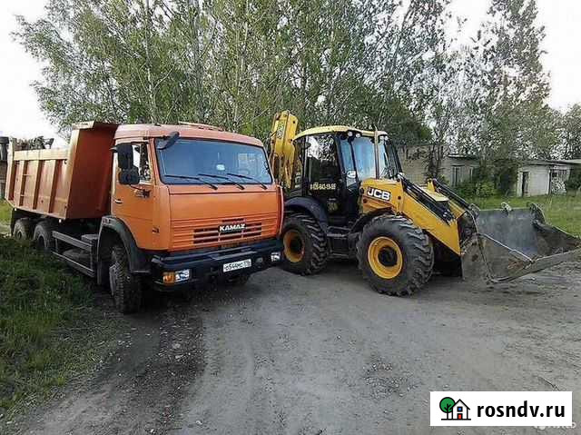 Аренда экскаватора погрузчика jcb Ступино - изображение 1