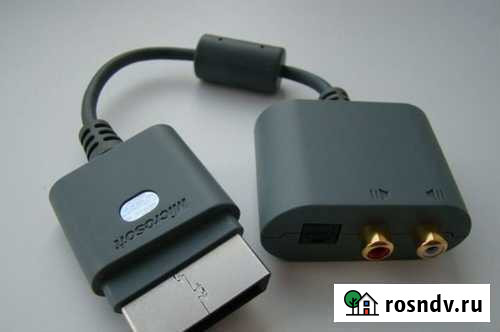 Оптический аудио адаптер RCA Xbox 360 Омск - изображение 1