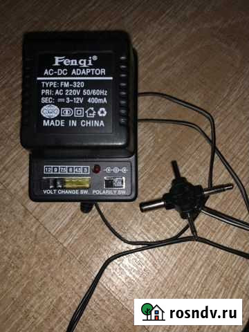 AC/DC Adaptor 3-12v 400mA Саранск - изображение 1