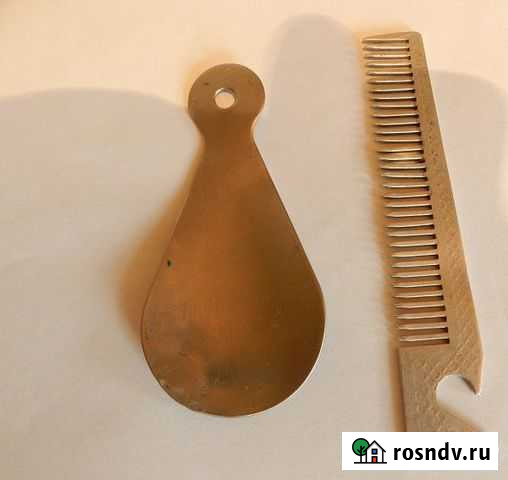 Расческа и рожок для обуви винтаж Шахты - изображение 1