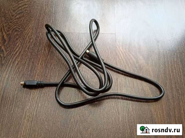 S-Video кабель 1.8 m 4-pin черный SVideo 4 pin x 4 Бийск - изображение 1