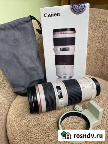 Объектив canon ef 70 200mm f 4 Тула - изображение 1