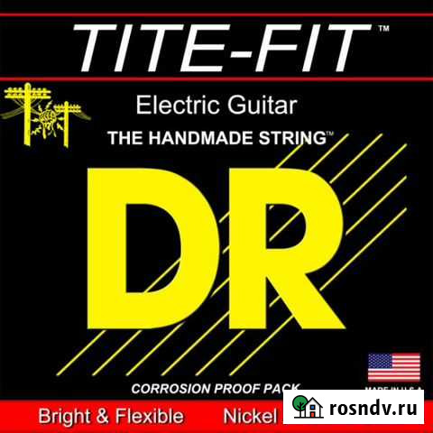 Струны для 8-ми струнной Электрогитары DR TF8-10 Москва - изображение 1