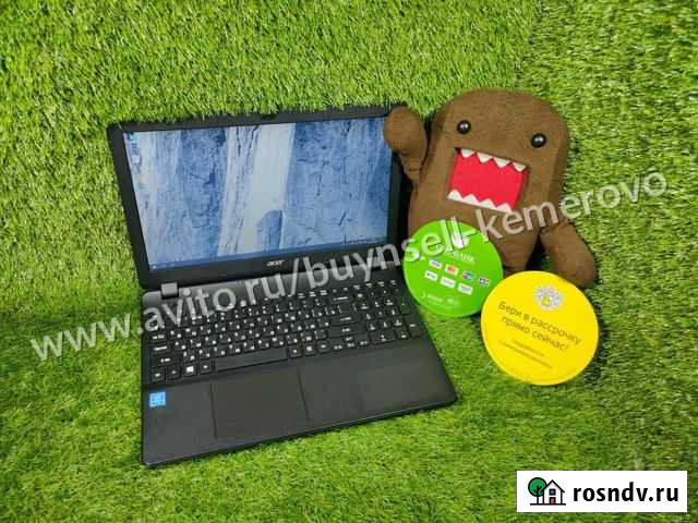 Свежий Acer 4 ядра, хорошая батарейка. Рассрочка Кемерово - изображение 1