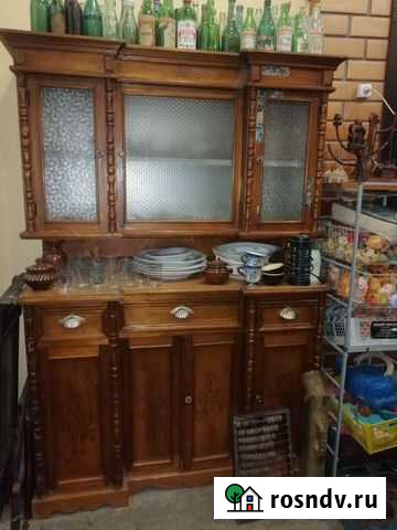 Буфет старинный деревянный, старинная горка Бор - изображение 1